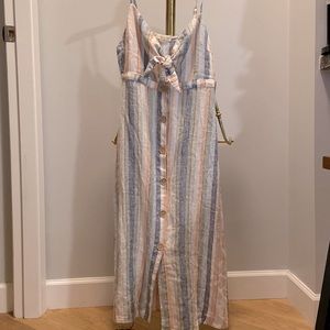 [Brand New] Dean & Grace / Linen Summer midi dress / Size medium